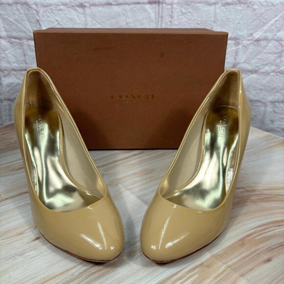Coach Nala Patent Size 8.5 Women’s Heels - Picture 1 of 7